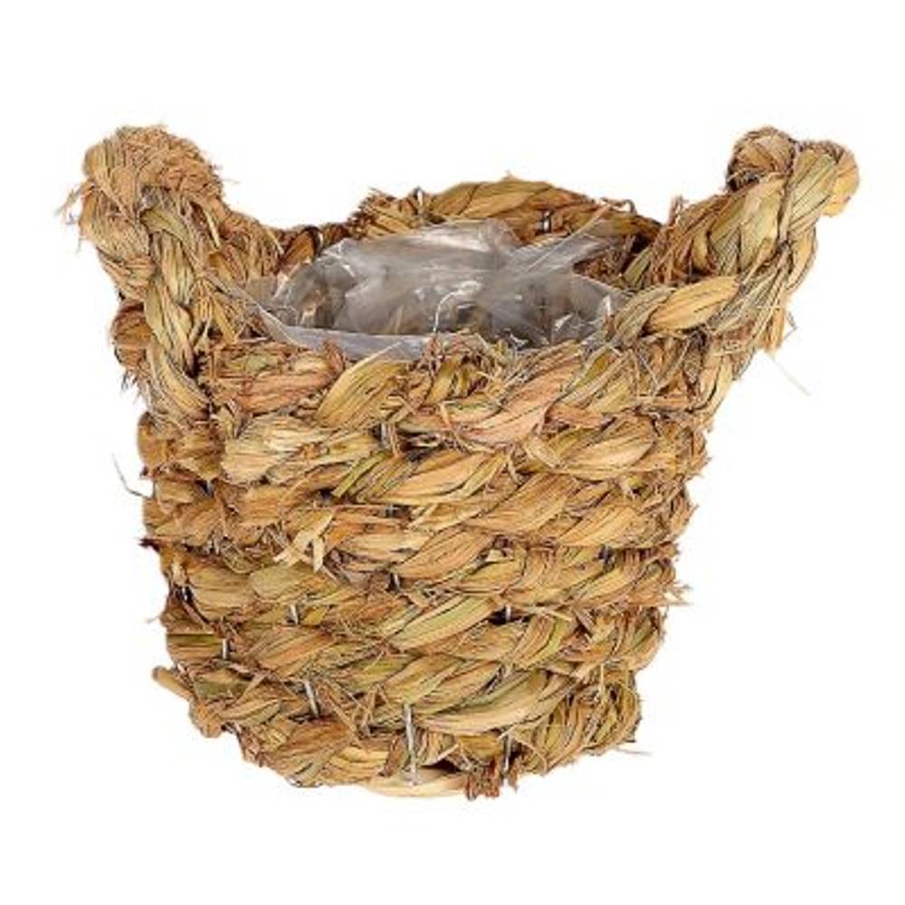 Korb Gras braun D17cm H15cm