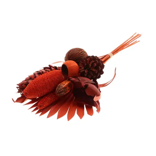 Exotischer mix Bund orange L55cm