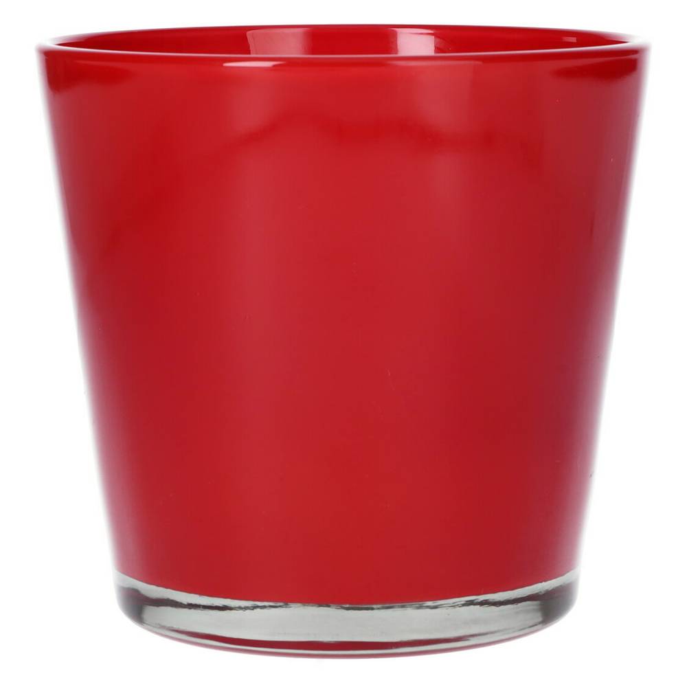 Glas Vase Nashville rot D13cm H12.5cm
