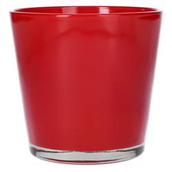 Glas Vase Nashville rot D13cm H12.5cm