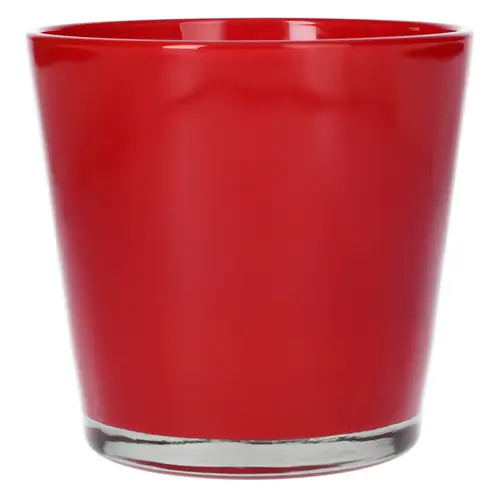 Glas Vase Nashville rot D13cm H12.5cm