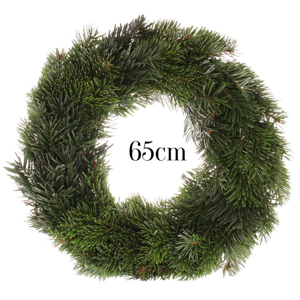 Nordmannkranz 65cm Rund Außenmaß 73cm