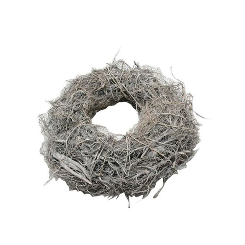 Kranz grau/weiss gebleicht Wurzel D40cm