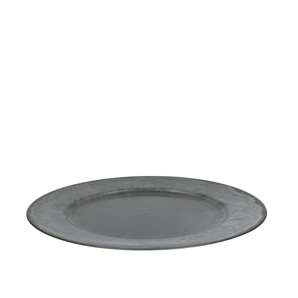 Melamine Teller grau D33cm