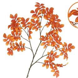 Seiden Eberescheblatt orange L125cm