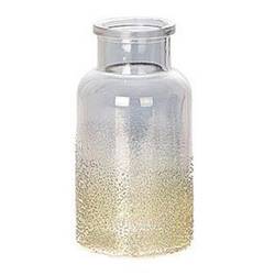 Glas Vase Sabulo grau D07cm H13cm