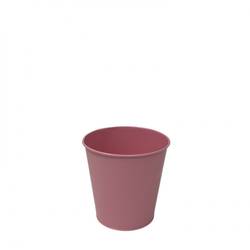 Zink Topf Milo rosa D12cm H12cm