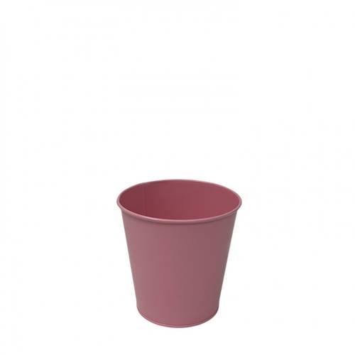 Zink Topf Milo rosa D12cm H12cm