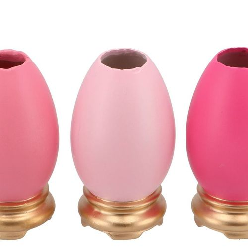 Ostereiervase rosa mix  P/1 08x08x15cm