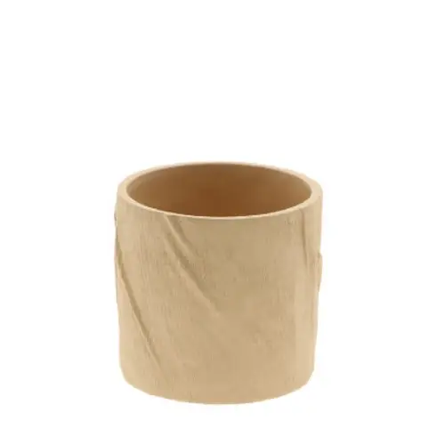 Keramik Übertopf Levi beige D14cm H13cm