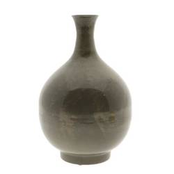 Metall Vase Maris grau D25cm H38.5cm
