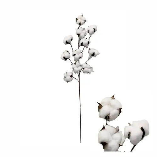 Seiden Baumwolle weiss L70cm