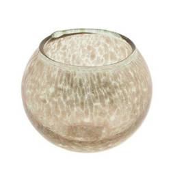 Glas Teelicht Varane kupfer D10cm H09cm