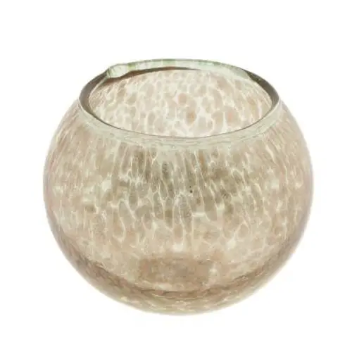 Glas Teelicht Varane kupfer D10cm H09cm