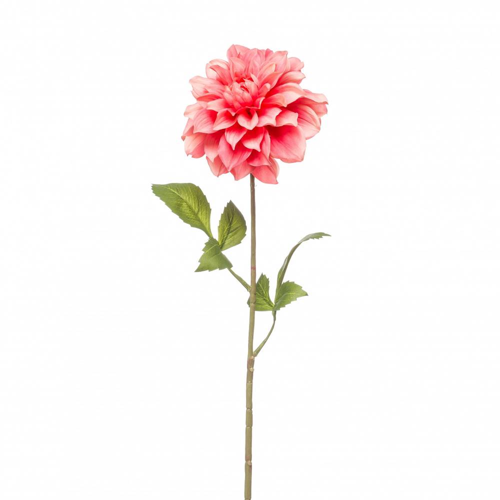Seiden Dahlia hell rot L72cm