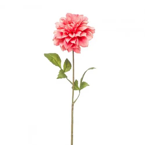 Seiden Dahlia hell rot L72cm