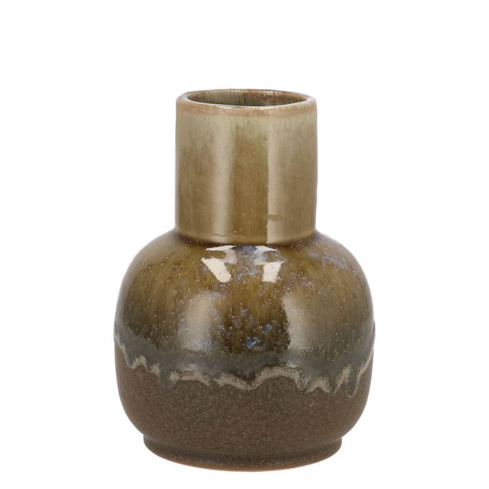 Keramik Vase Dion braun 11x11x15cm