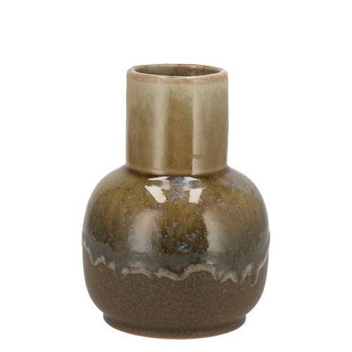 Keramik Vase Dion braun 11x11x15cm