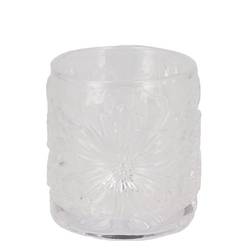 Glas Teelicht Mille Blume 09x09x10cm