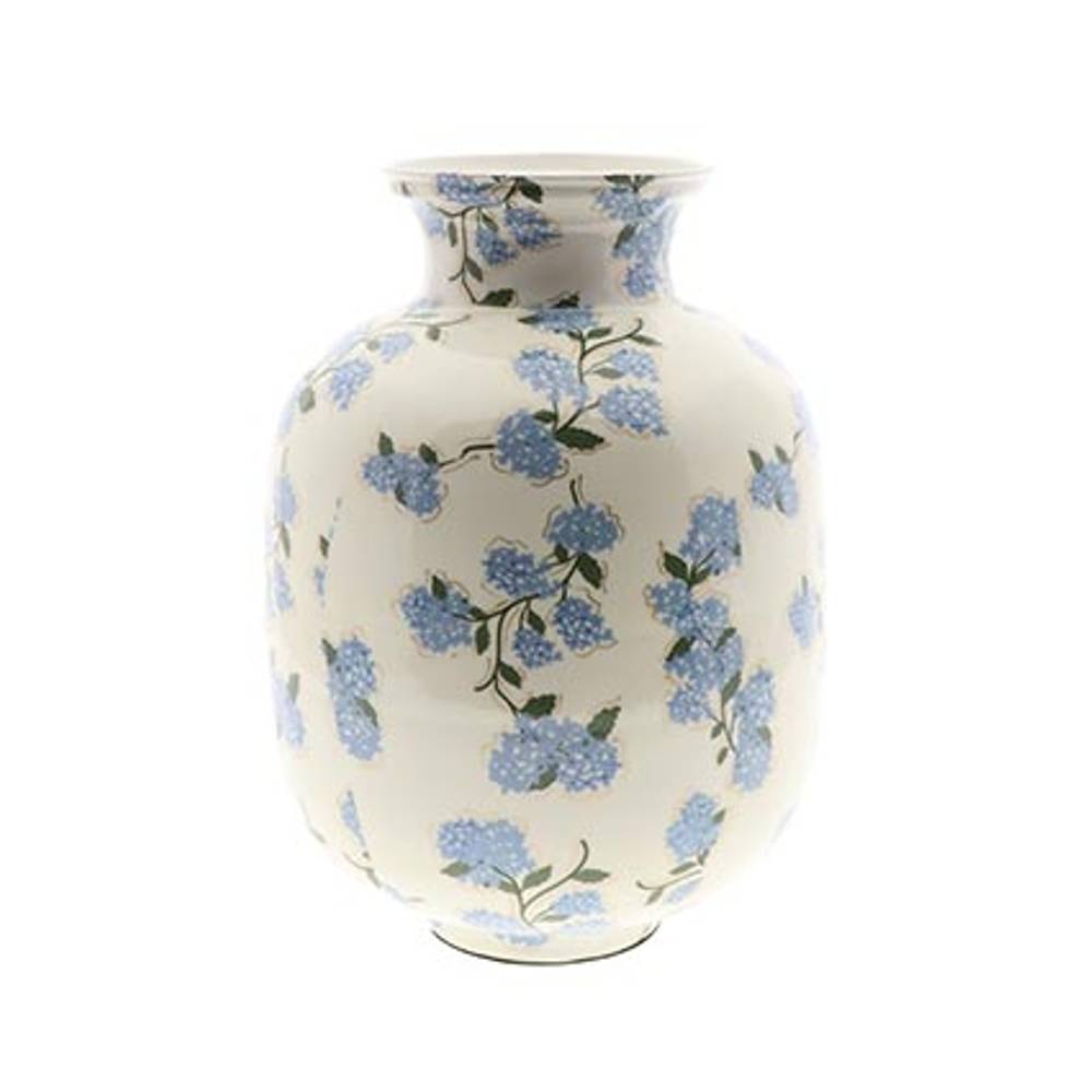 Keramik Vase Syringa blau D36cm H48cm