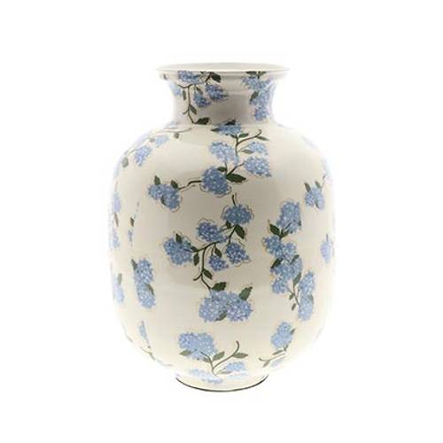 Keramik Vase Syringa blau D36cm H48cm