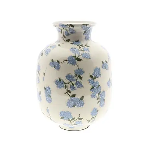 Keramik Vase Syringa blau D36cm H48cm