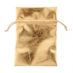 Tasche gold glänzend 17x12cm 10st