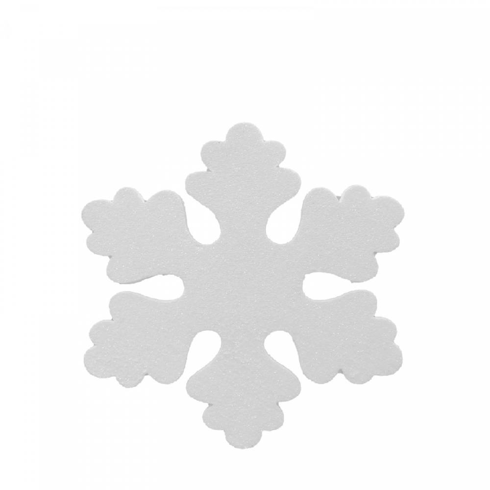 Hänger Schneeflocke weiss 40cm