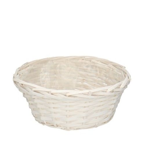 Korb Wellton weiss D29 H11cm
