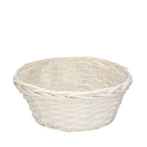 Korb Wellton weiss D29 H11cm