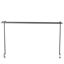 Homedeco Tischklemme schwarz 140/250X98cm