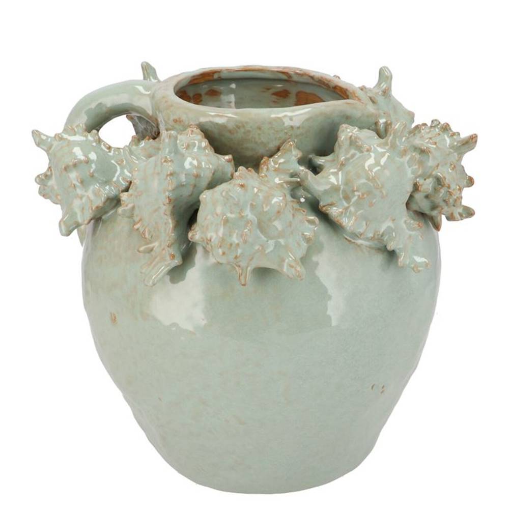 Keramik Vase Shella grün 29x29x24cm