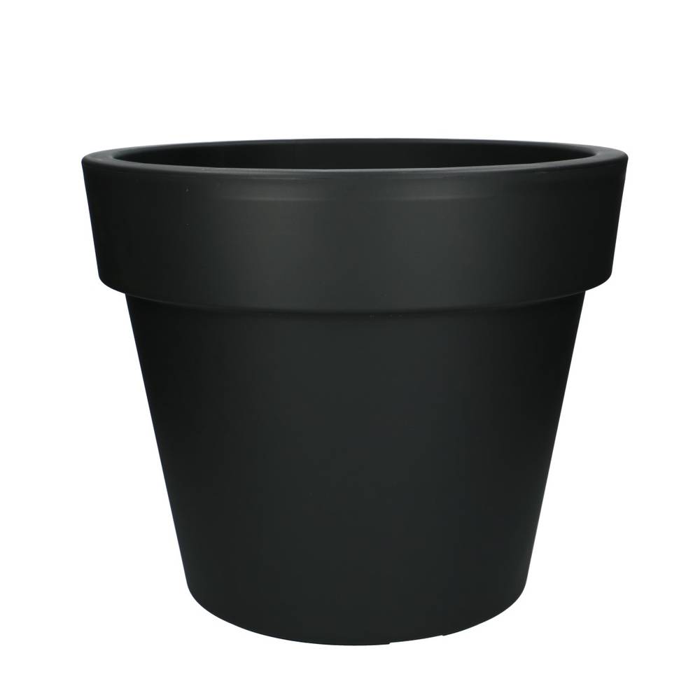 Kunststoff Übertopf schwarz D40cm H32cm