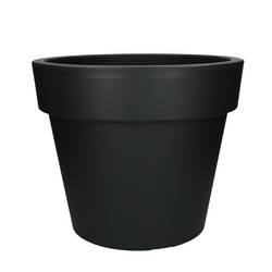 Kunststoff Übertopf schwarz D40cm H32cm