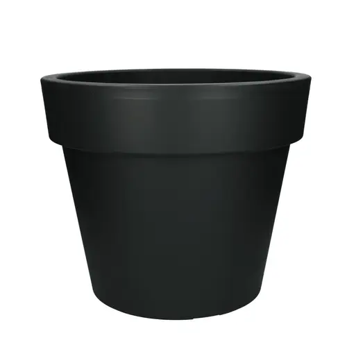 Kunststoff Übertopf schwarz D40cm H32cm