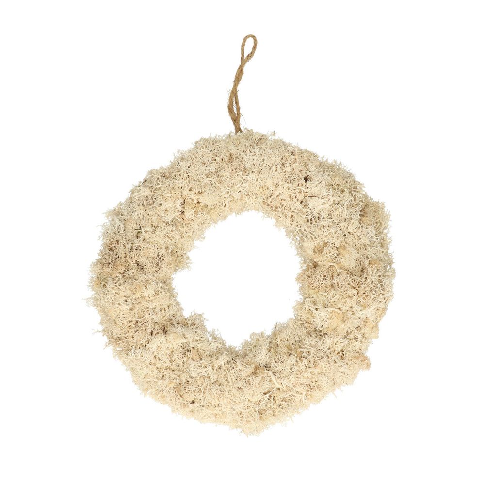 Kranz Rentiermoos creme D30cm