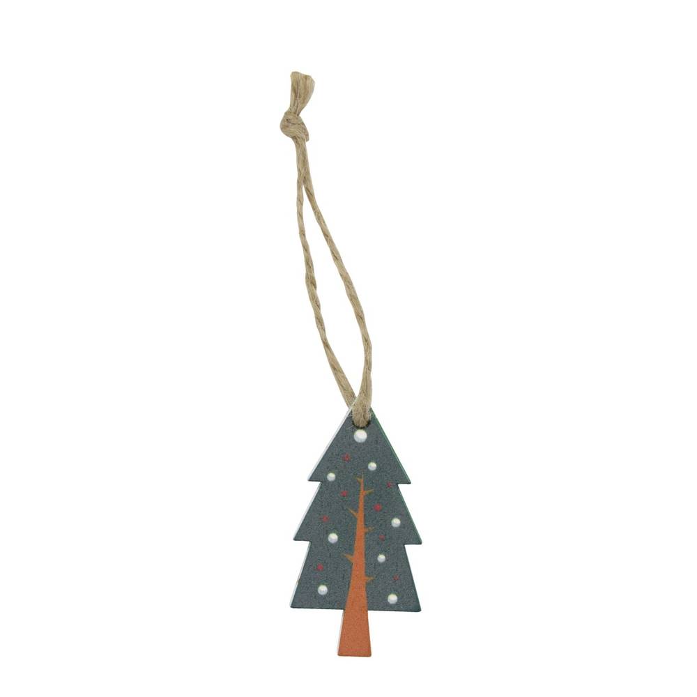 Hänger Baum grün 5.5cm x24