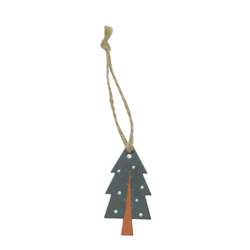 Hänger Baum grün 5.5cm x24