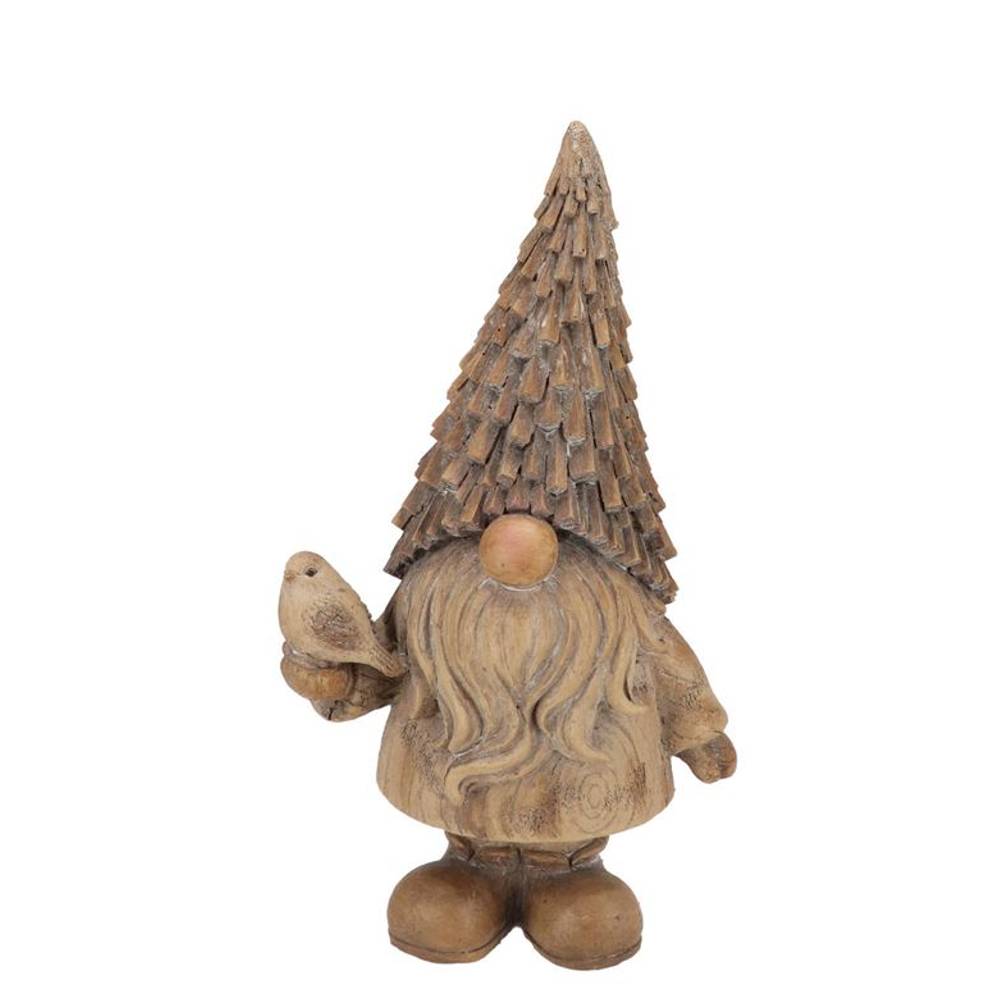 Gnom mit Vogel Wonderland 15x10x26cm