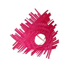 Strausshalter Bambus rosa flechten D25cm