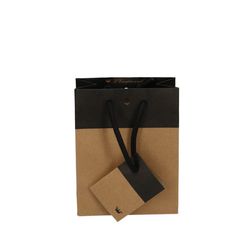 Tasche Gift Bag Duo schwarz 06/11x14cm