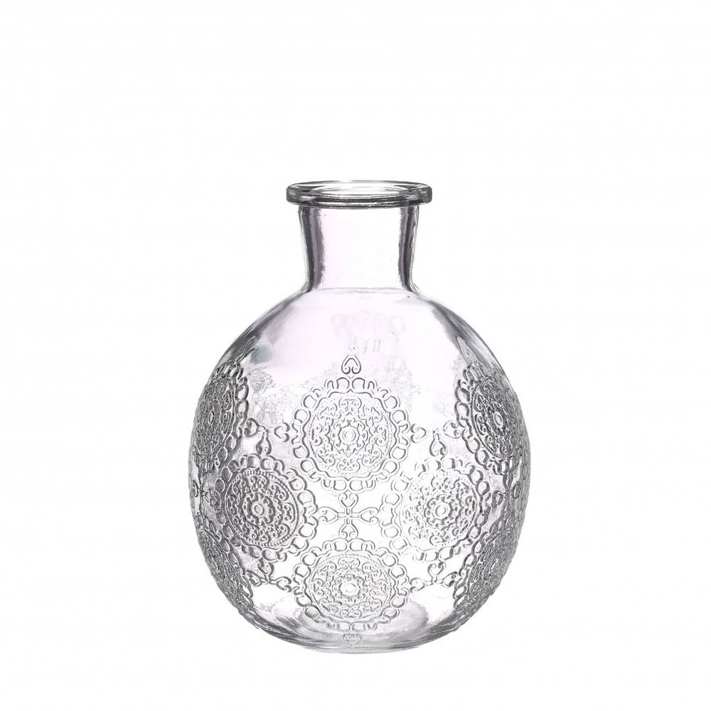Glas Flasche Bologna D03/13cm H17cm