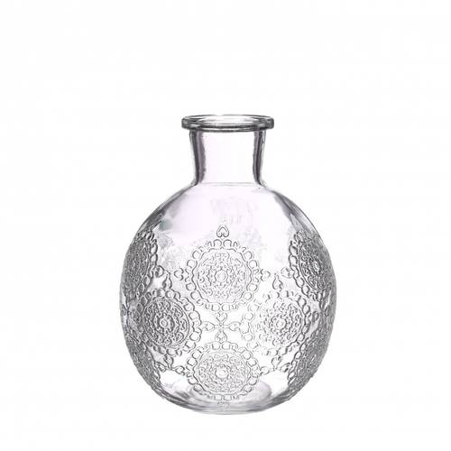 Glas Flasche Bologna D03/13cm H17cm