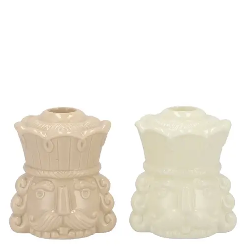 Kerzenständer König mix sand 09x08x11cm