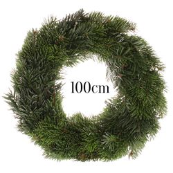 Nordmannkranz 100cm Halb Außenmaß 108cm