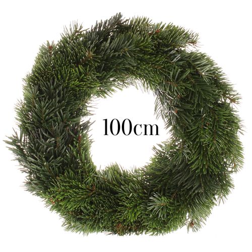 Nordmannkranz 100cm Halb Außenmaß 108cm