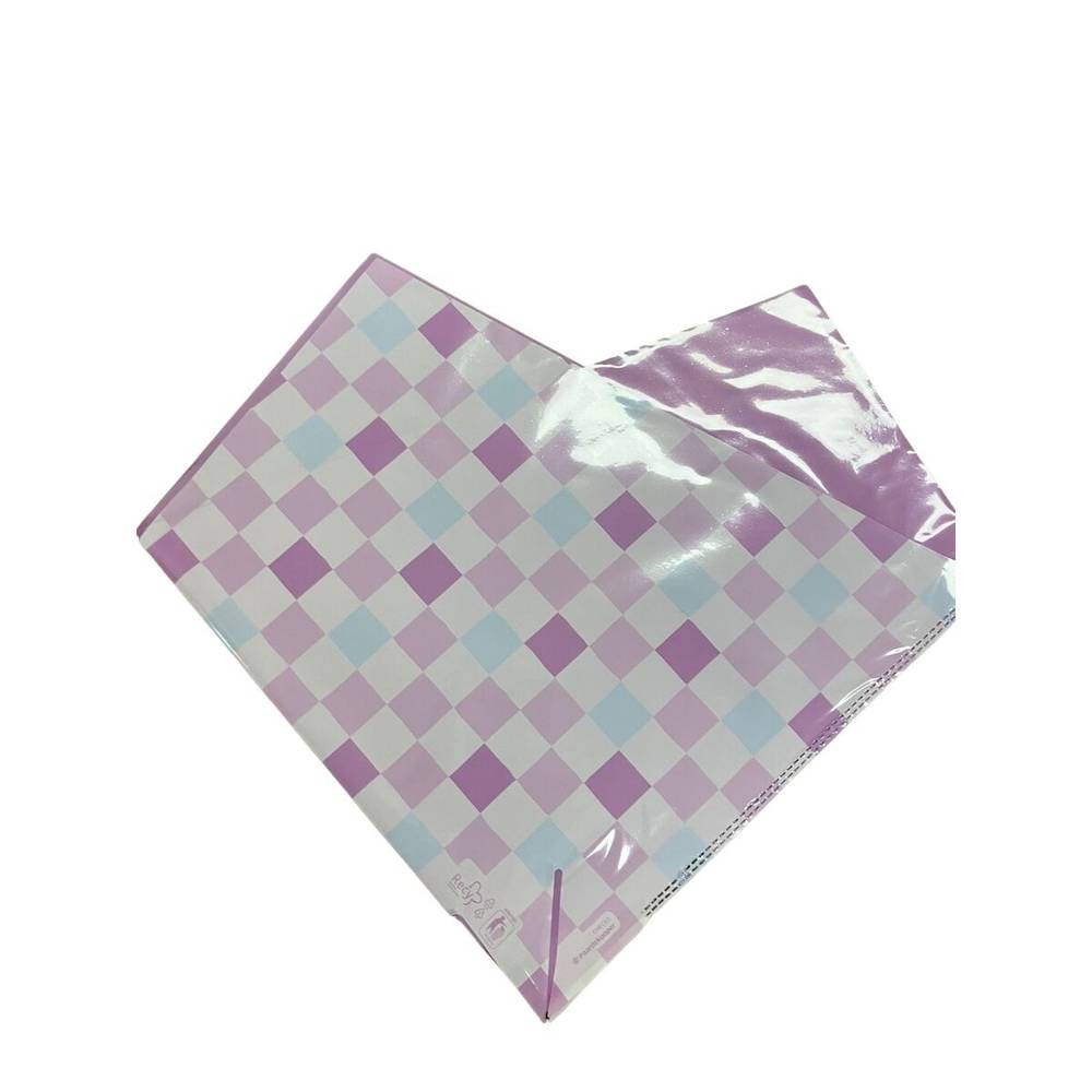 Tüte Oblique Checks lila Ropp40 35x35cm x25 