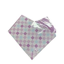 Tüte Oblique Checks lila Ropp40 35x35cm x25 