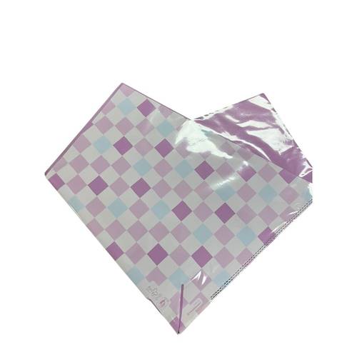 Tüte Oblique Checks lila Ropp40 35x35cm x25 