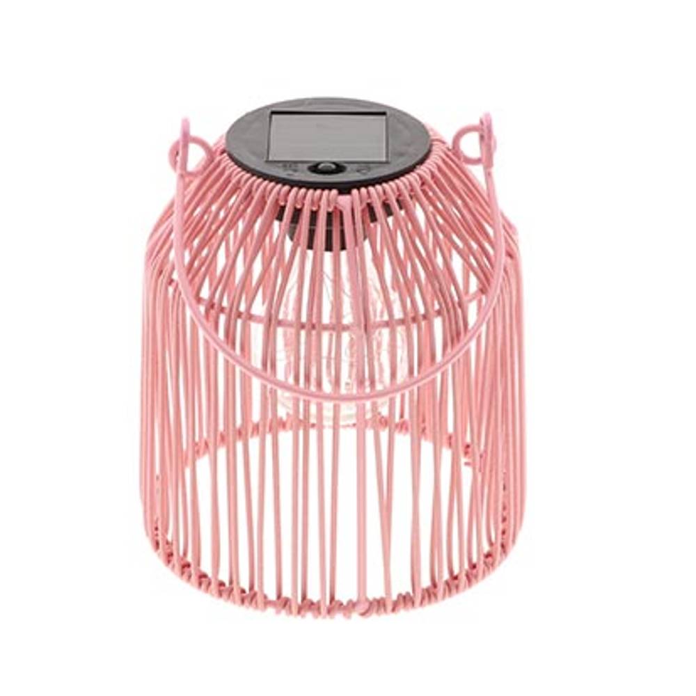 Solar Laterne Rayne rosa D14cm H15cm